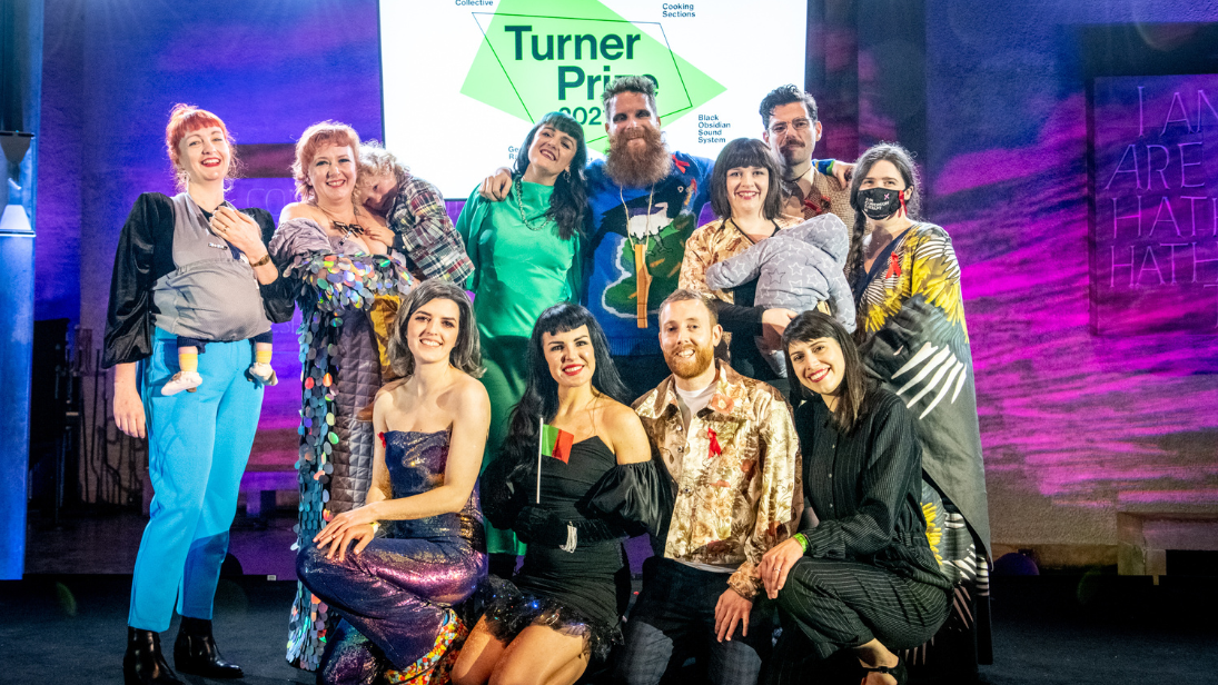 Members of the Array Collective winning the Turner Prize