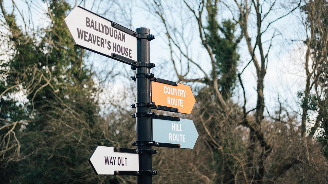 Ulster Folk Museum sign post