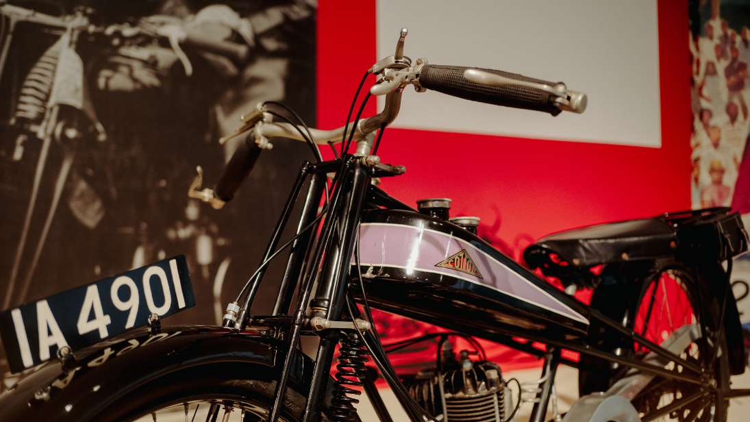 A motorbike from the Ulster Transport Museums collection