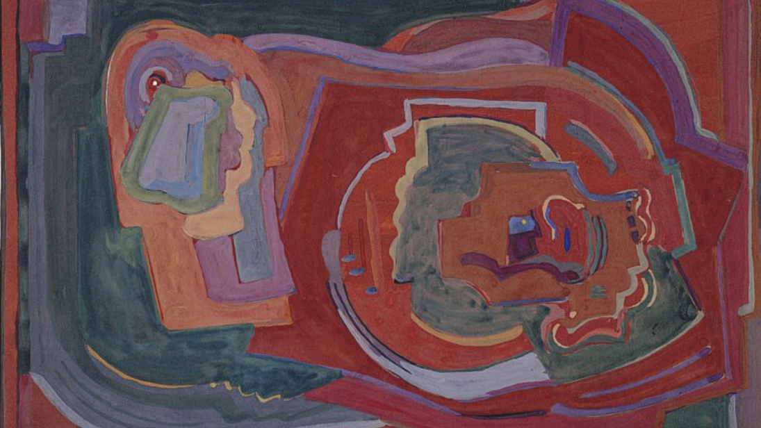 Evie Hone 1894 – 1955  Composition (prob. c.1920-33)