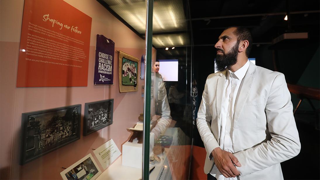 Ali Khan at Inclusive Global Histories exhibition