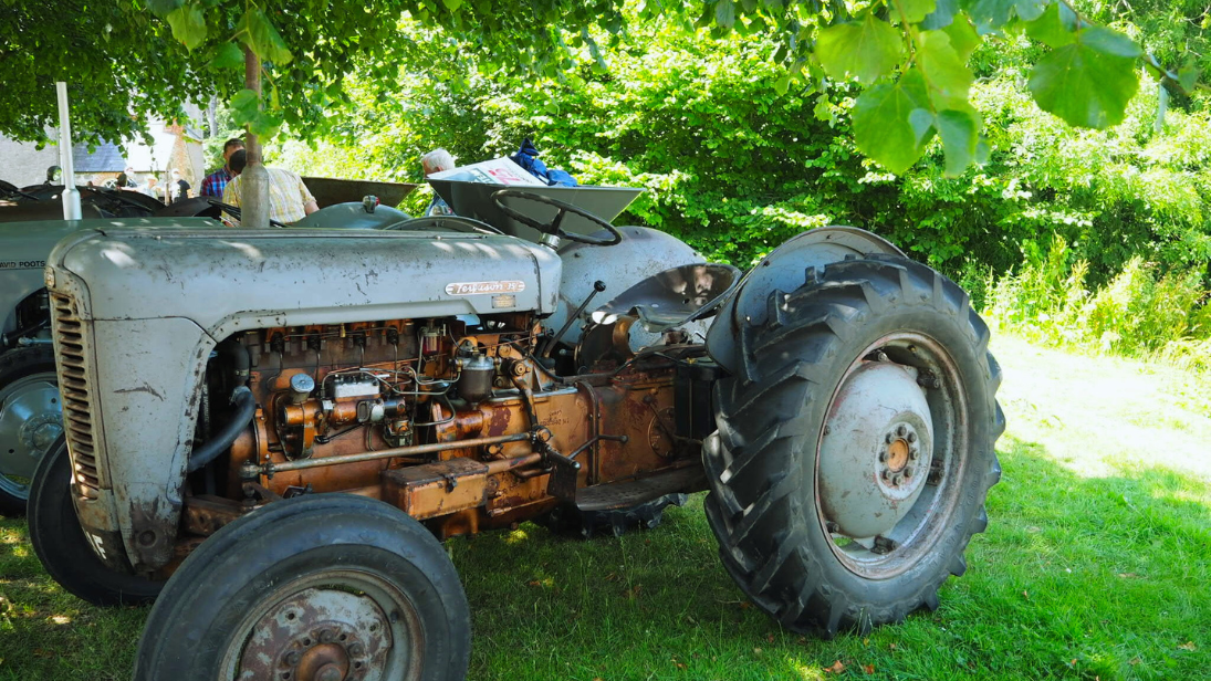 A Ferguson Tractor in the sunshine at Ulster Folk Museum