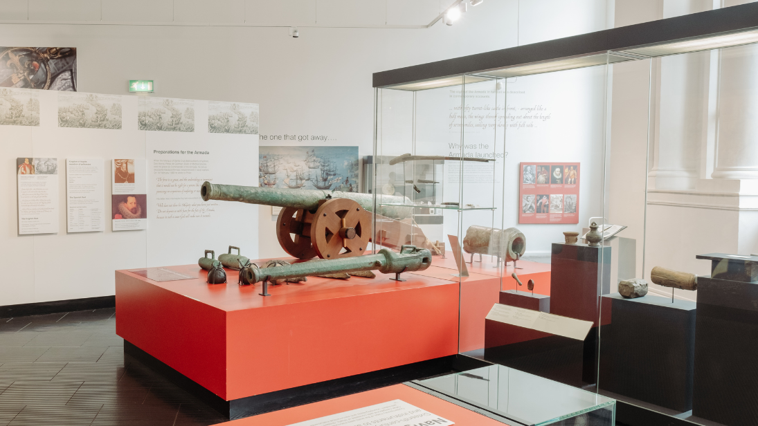 An image of the Armada gallery at Ulster Museum