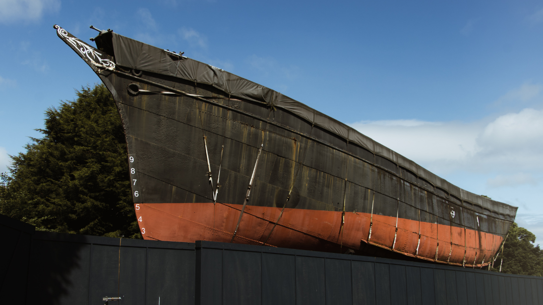 The Result, outside at the Ulster Transport Museum