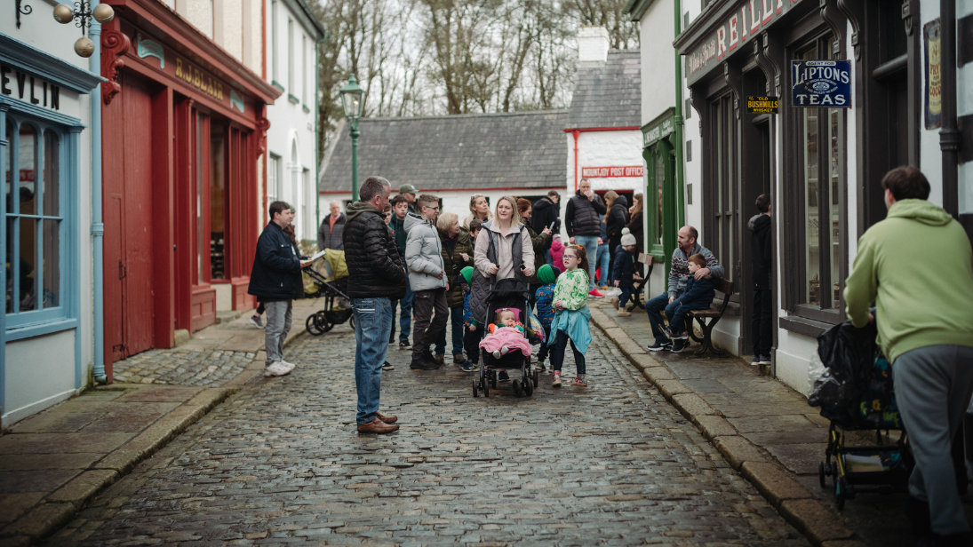 People exploring the streets