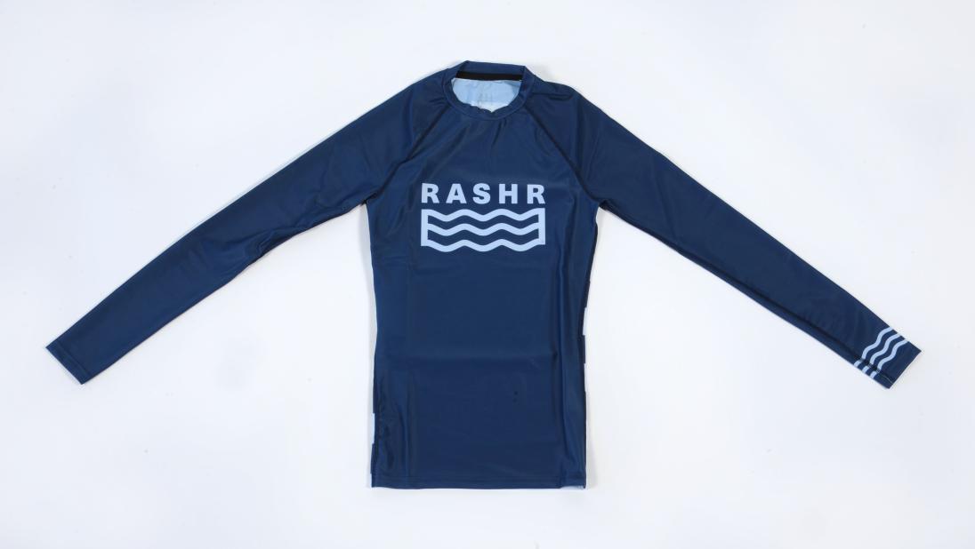 Navy Rashr Long Sleeved Top