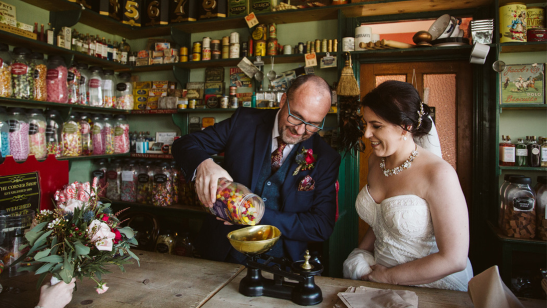 Wedding in Ulster Folk Museum