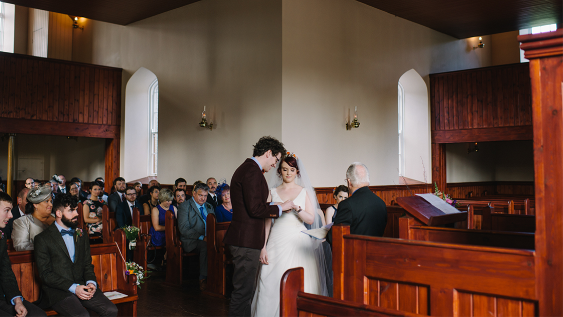 Wedding in the Omagh Meeting House