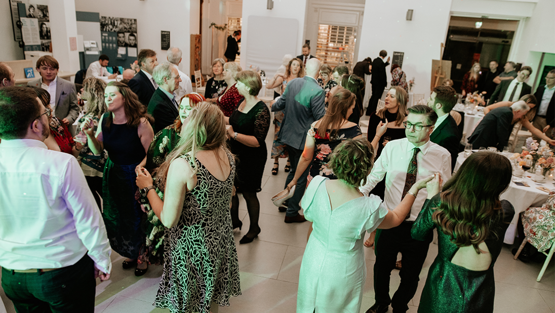 Wedding party in the Atrium