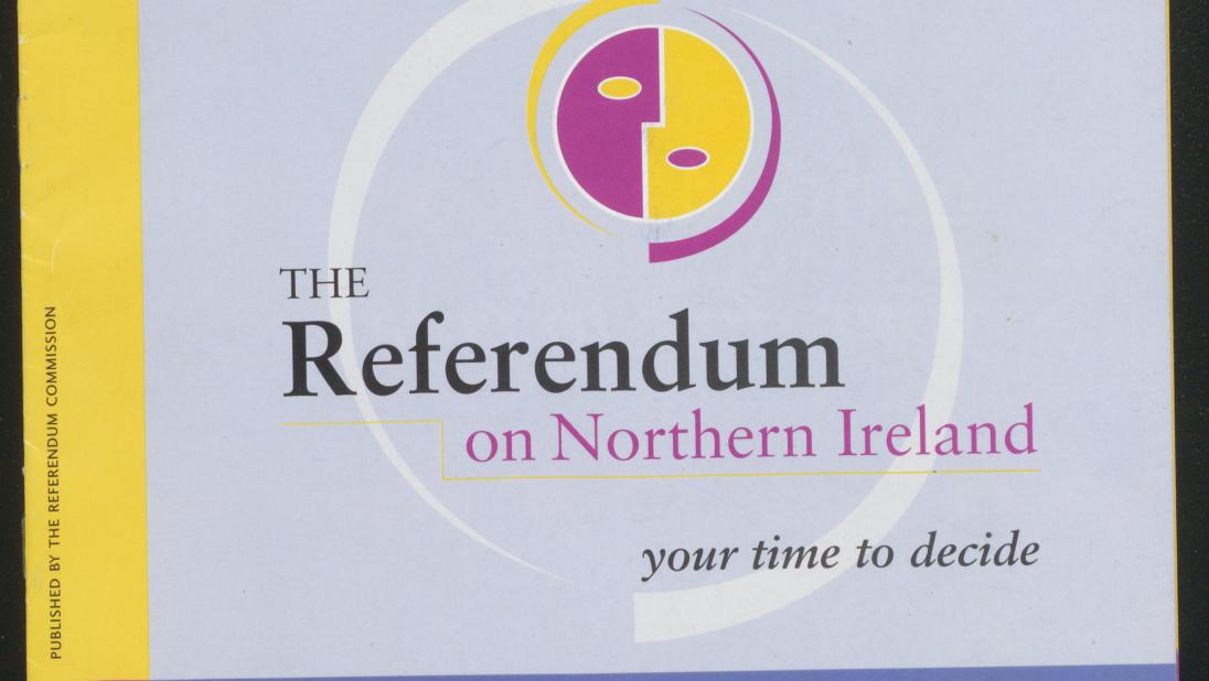 The Referendum on Northern Ireland leaflet