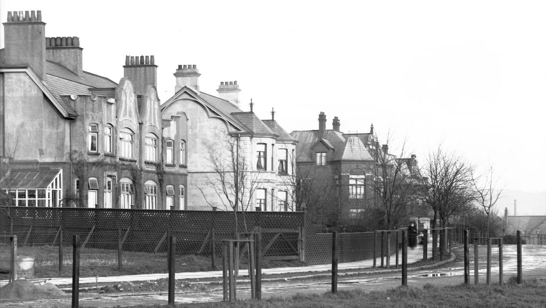 Sans Souci Park, Belfast, black and white photograph