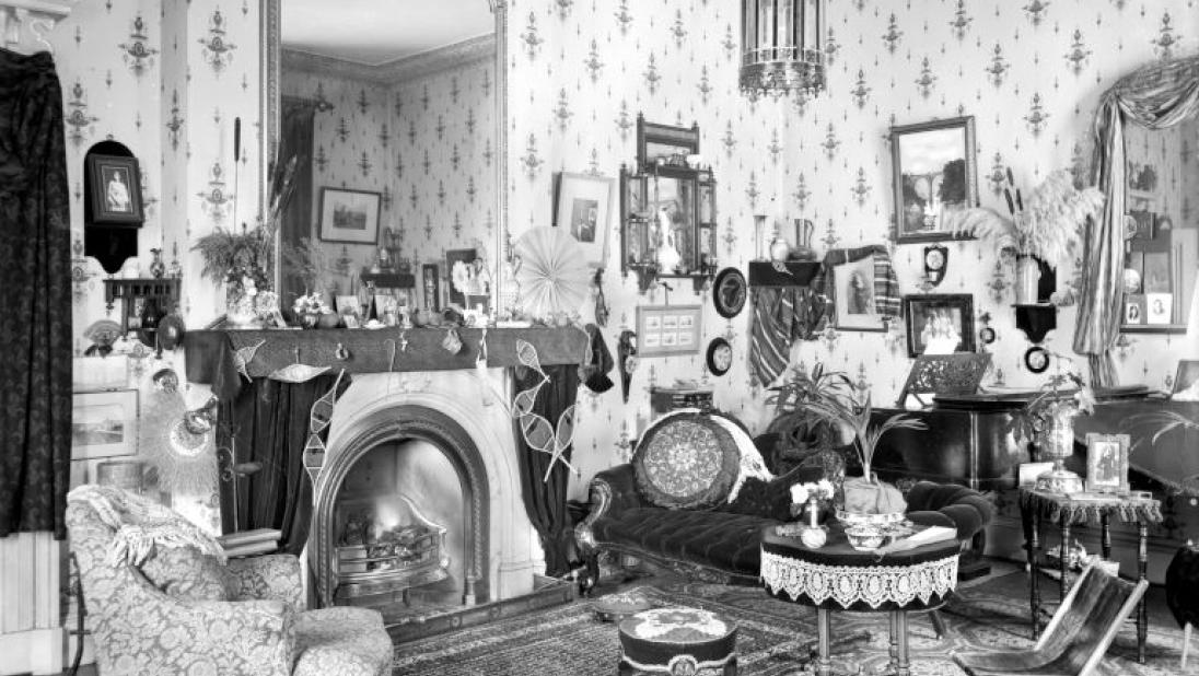 Bangor Castle; Victorian interior