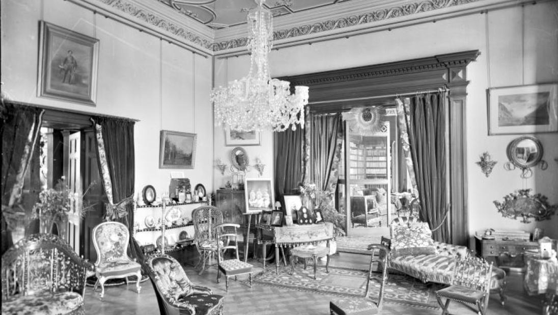 Bangor Castle; Victorian interior