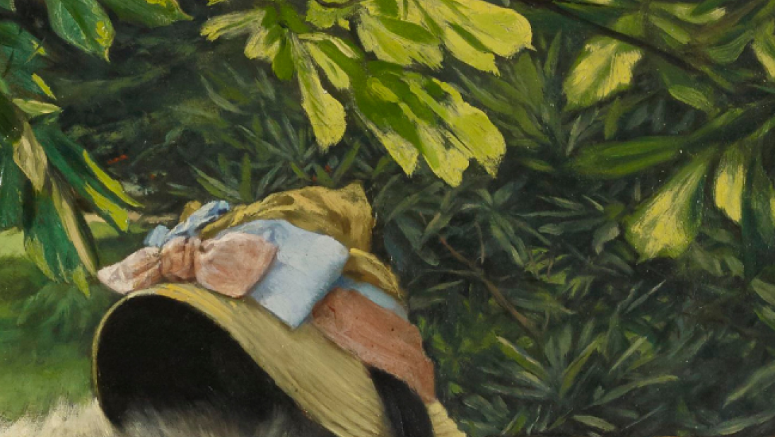 Close up of hat, James Tissot, Quiet