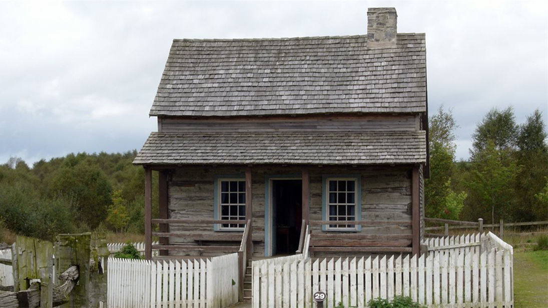 Hupp Western Pennsylvanian log house