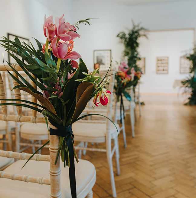 Wedding Chairs in the Belfast room