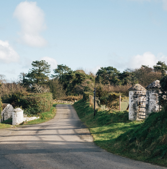 View of the Ulster Folk Museum rural area