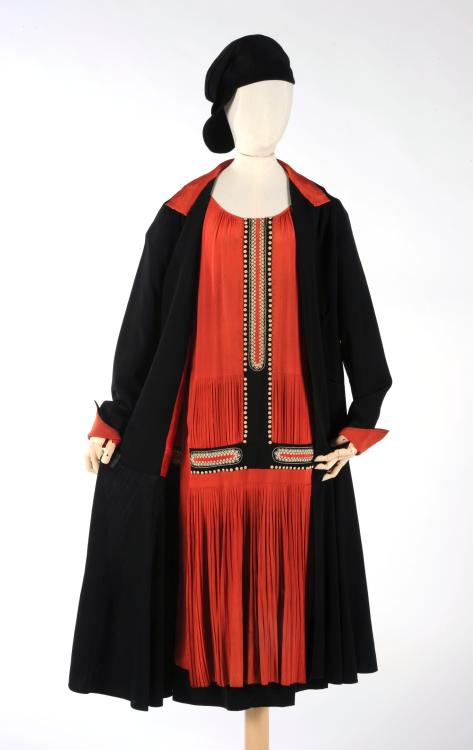 Margaine Lacroix coat and dress, Ulster Museum