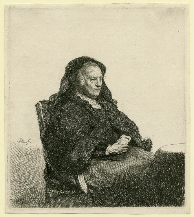 Rembrandt Print, Ulster Museum