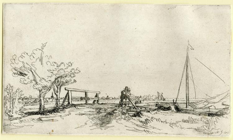 Rembrandt Print, Ulster Museum