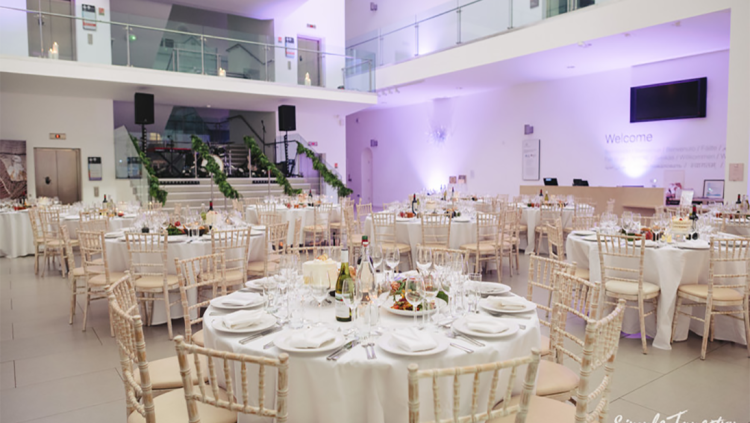 Wedding in Ulster Museum Atrium