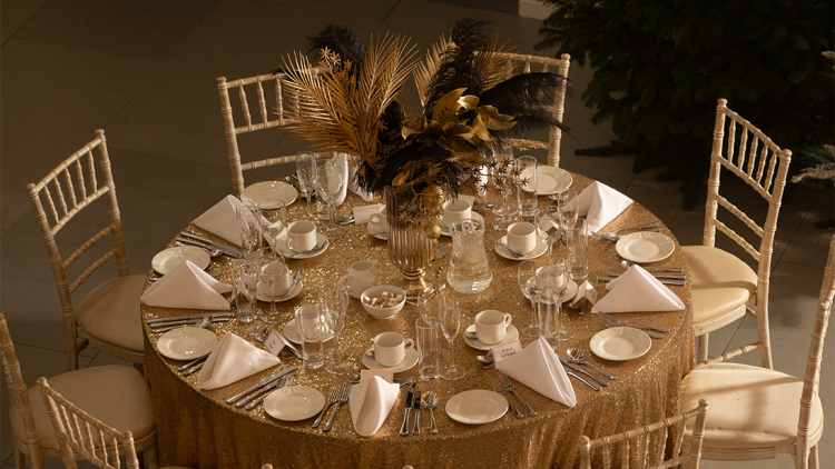 Christmas Party table
