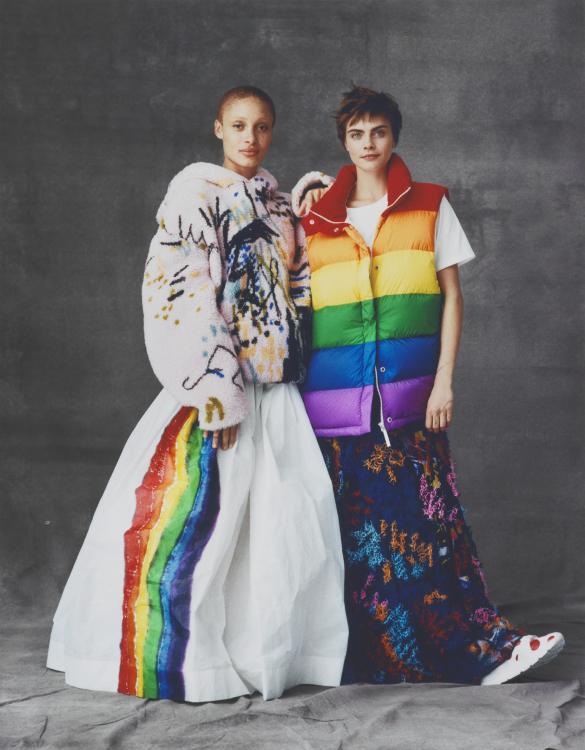 Adwoa Aboah; Cara Delevingne by Paul Wetherell, 2018 © Paul Wetherell