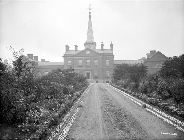 Belfast Charitable Institution (formerly Poor House, now Clifton House), black and white photograph