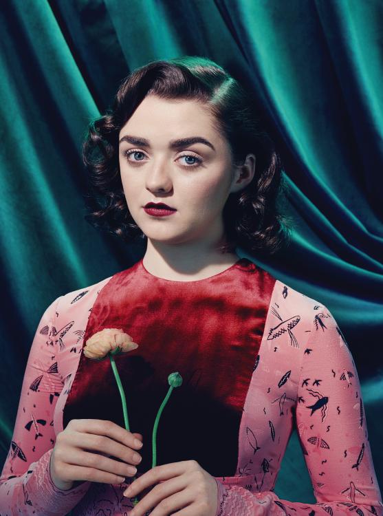 Maisie Williams by Miles Aldridge, 2017 © Miles Aldridge