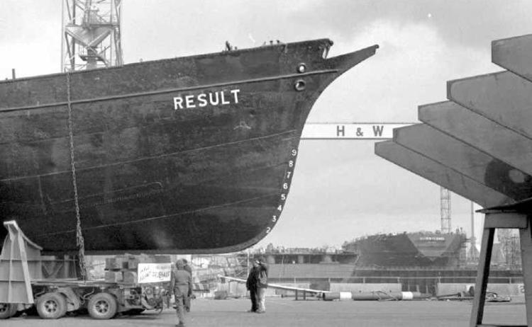 Result and the famous Harland & Wolff cranes.