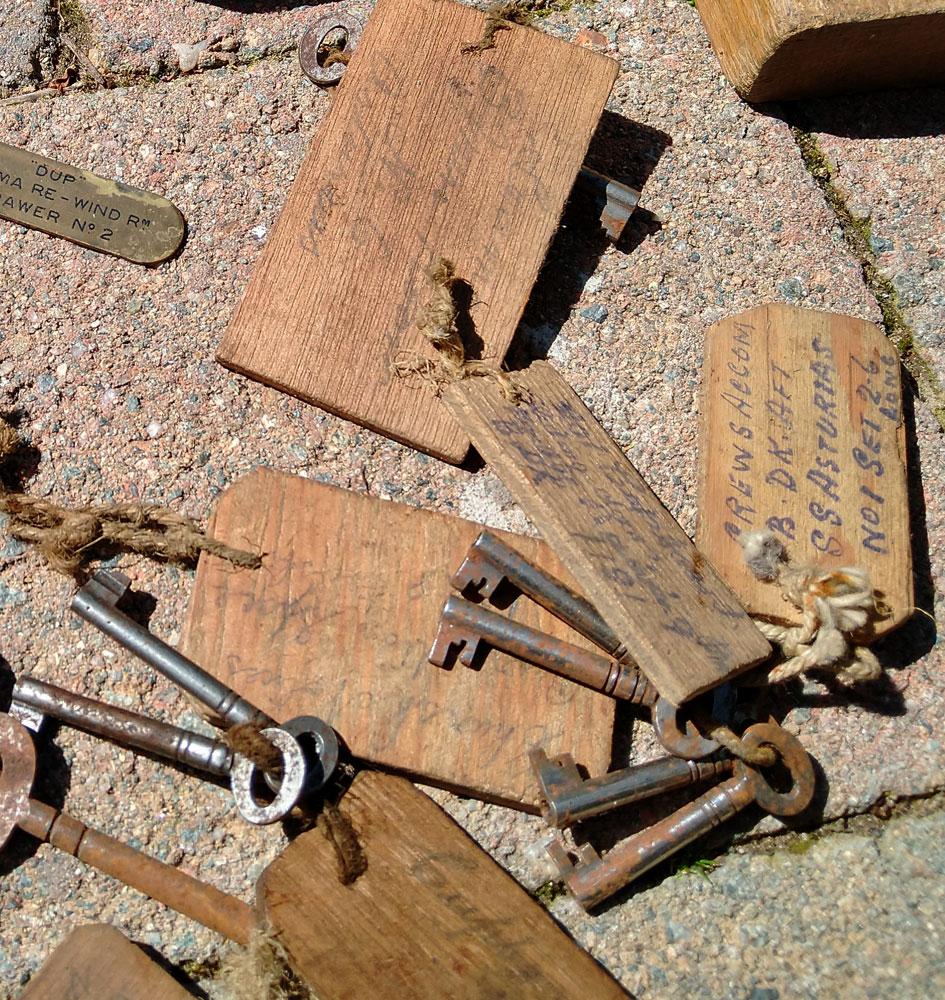 Wooden Asturias key blocks