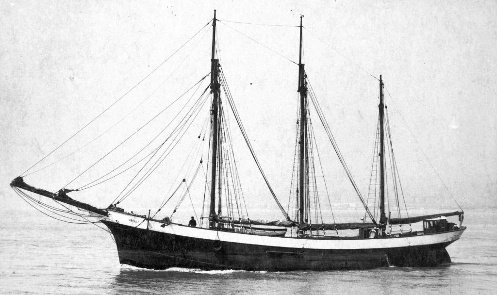 The Result after the refit, black and white photograph