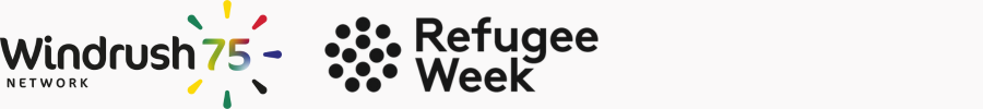 Windrush and Refugee Week logos